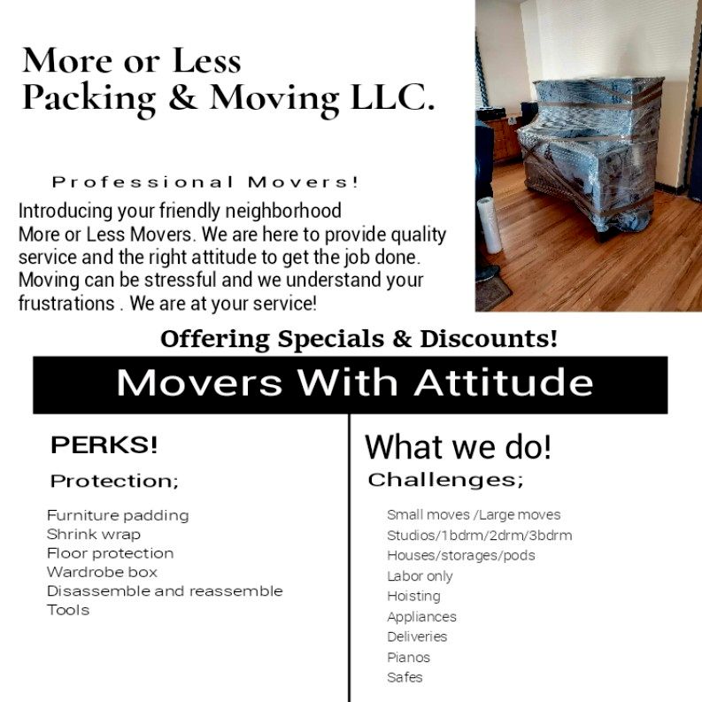 More or Less Packing & Moving LLC