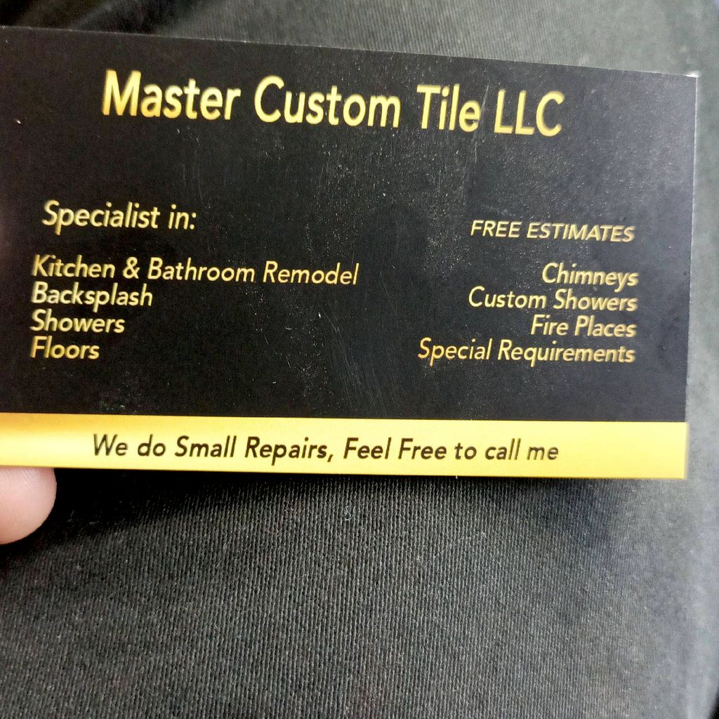 master custom tile.