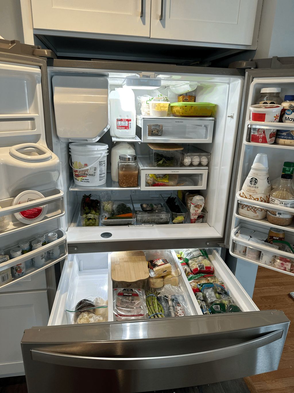 after cleaning and organizing 