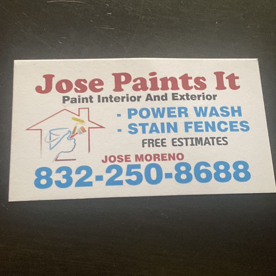 Jose paints it