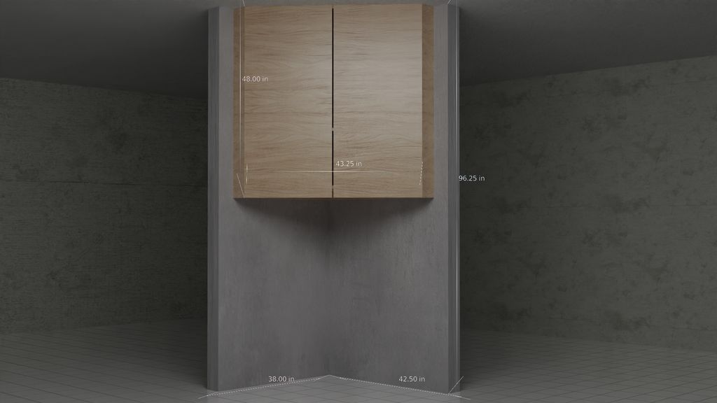 Custom Cabinet Design (forgot to take after build 