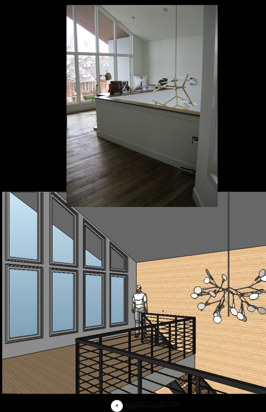 New atrium stairway - 3D model