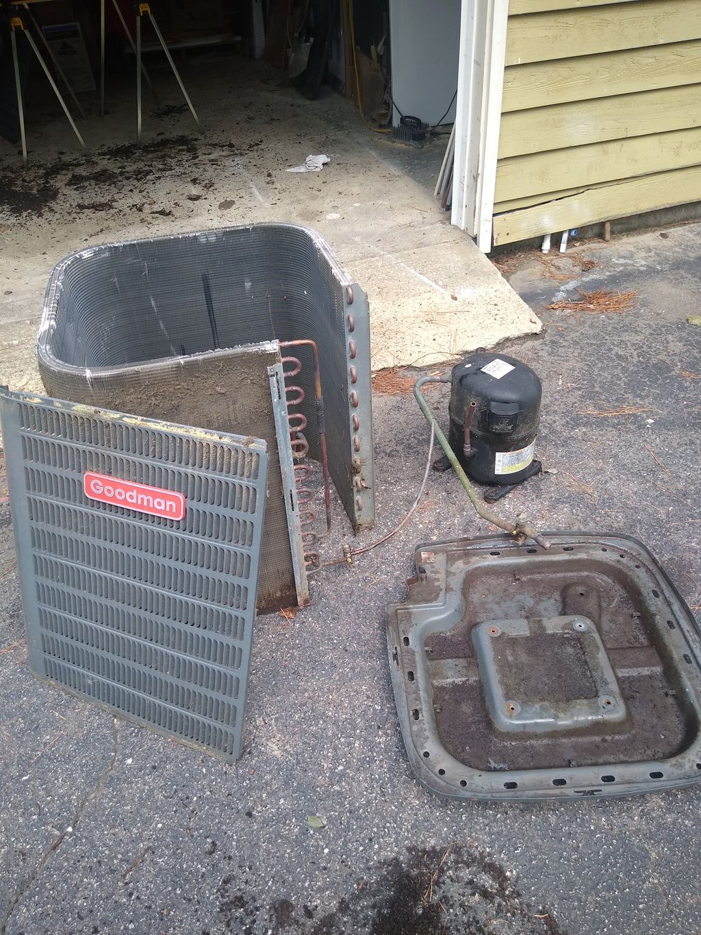 Condenser unit rebuild