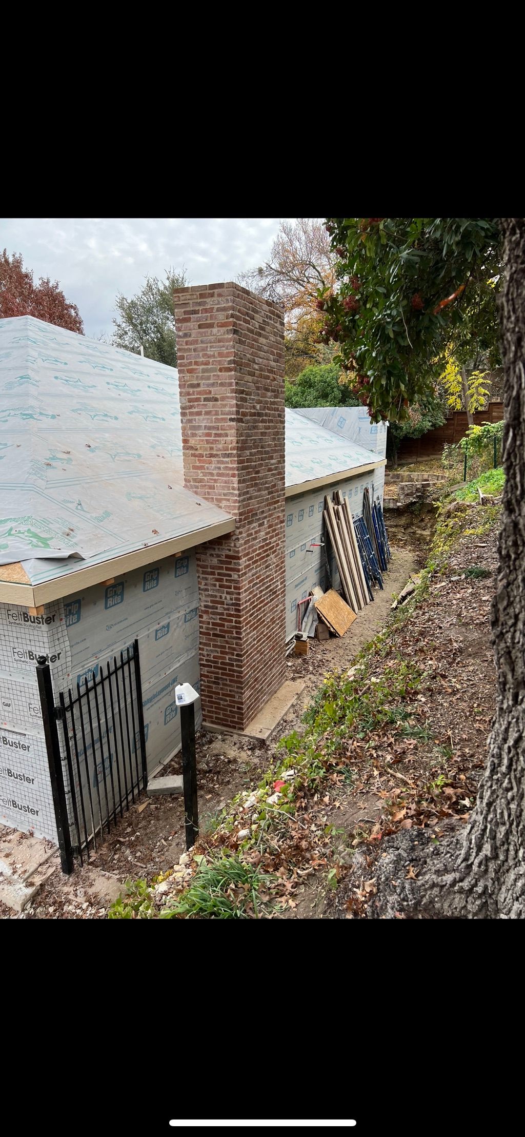 New chimney 