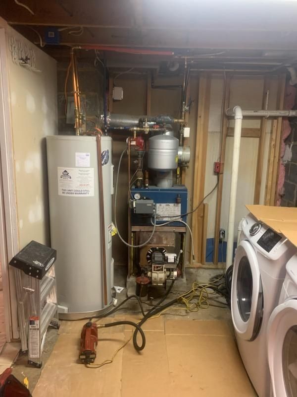 oil to gas conversion - before