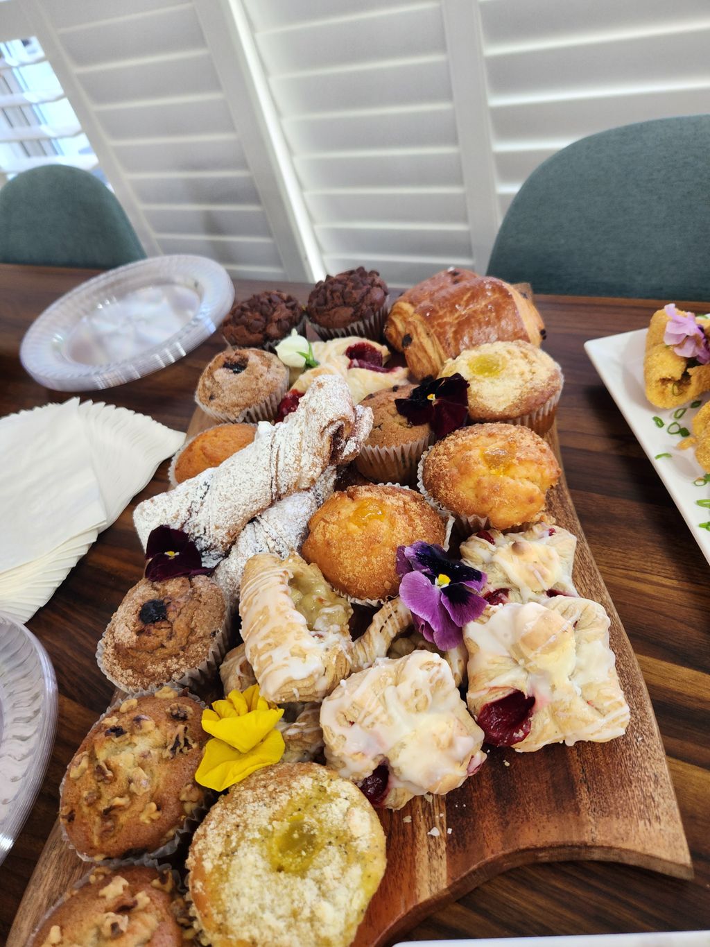 Assorted pastries for brunch
