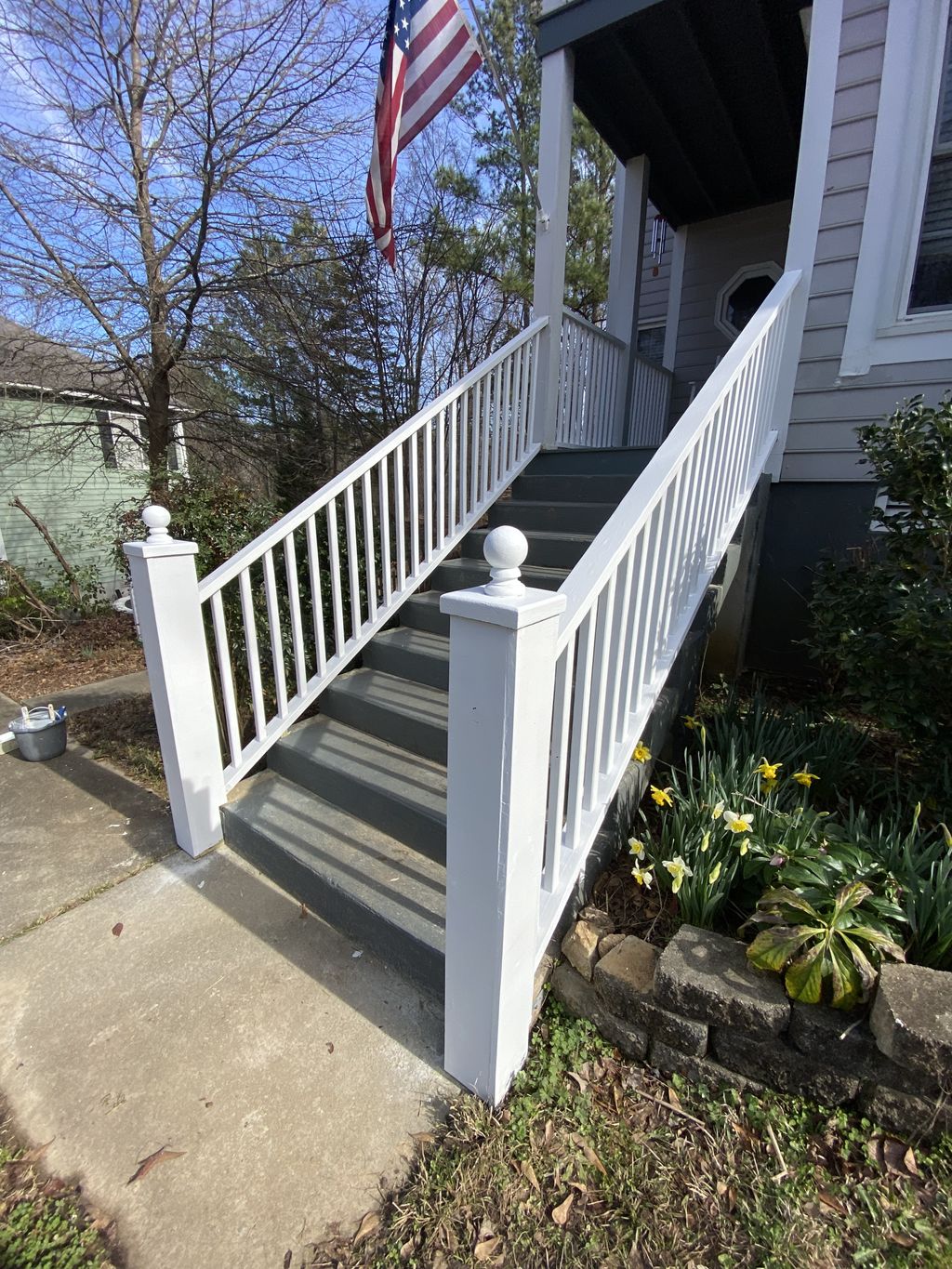 Build and install new banister