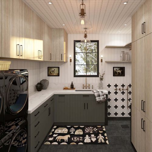 Luxury Vacation Home Laundry Room
