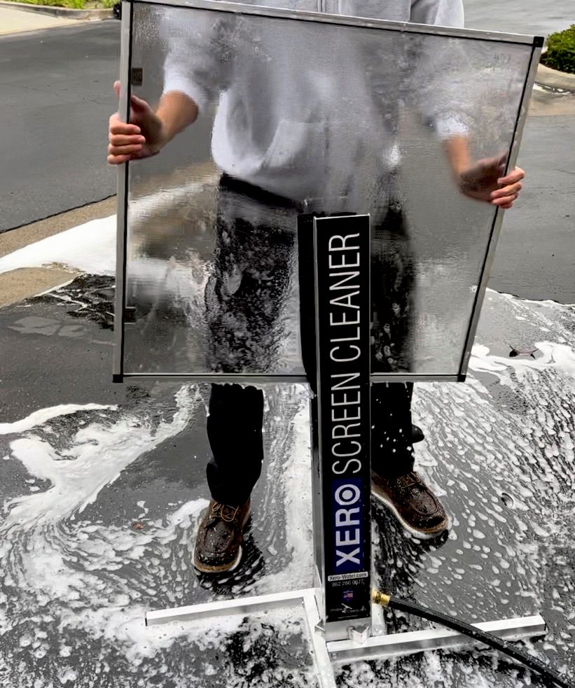 We use a specialized screen cleaner to make your s