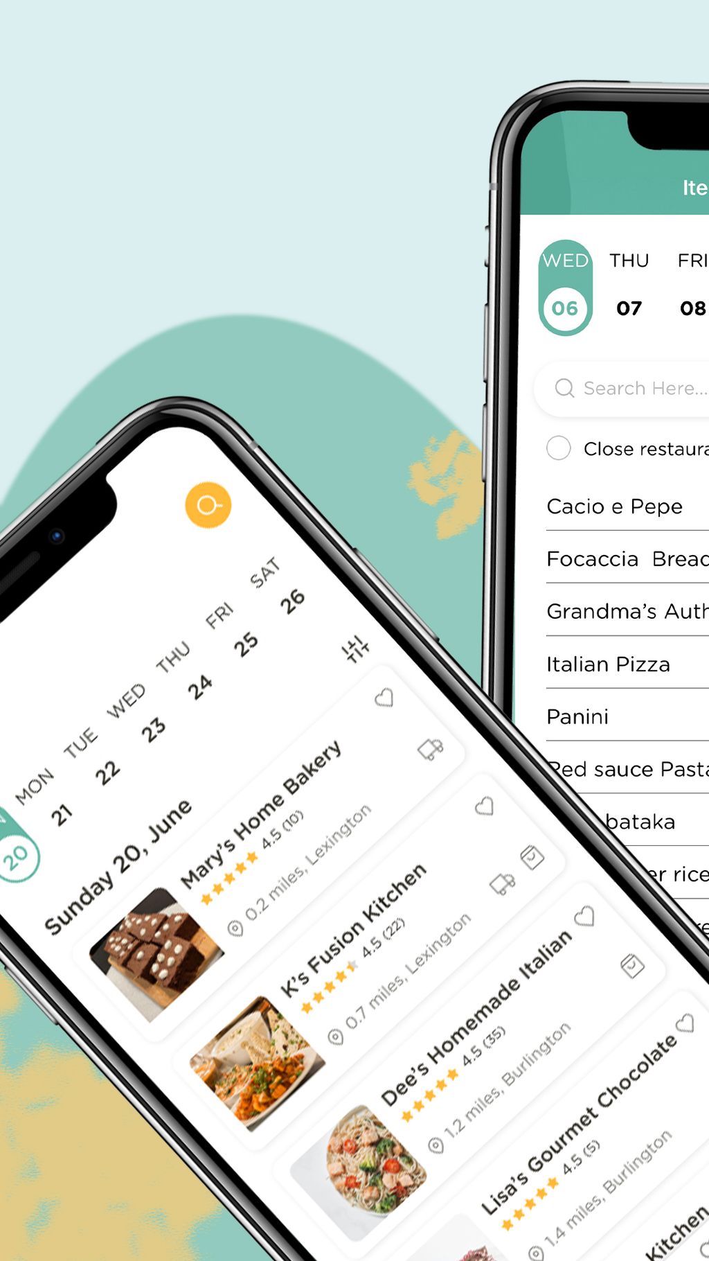 Mobile App - Homemade Food Delivery App - React Na