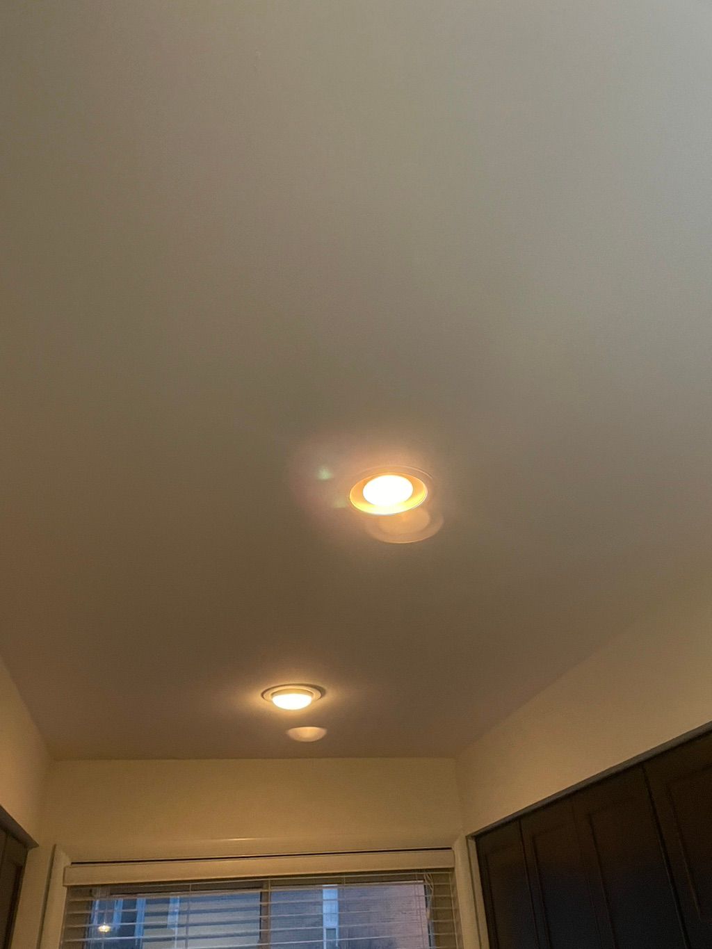 Before: Can light to soft white LED