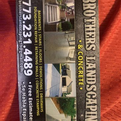 Avatar for Brothers landscaping & concrete