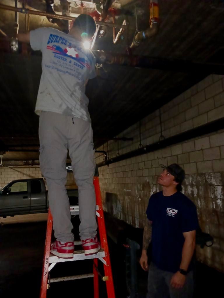 Late night leak repair