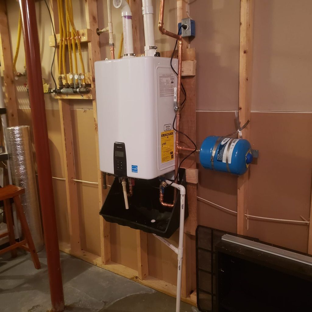 Tankless Water Heater Install! Look at all that ex