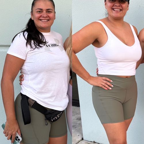In just 6 weeks my client made HUGE improvements! 