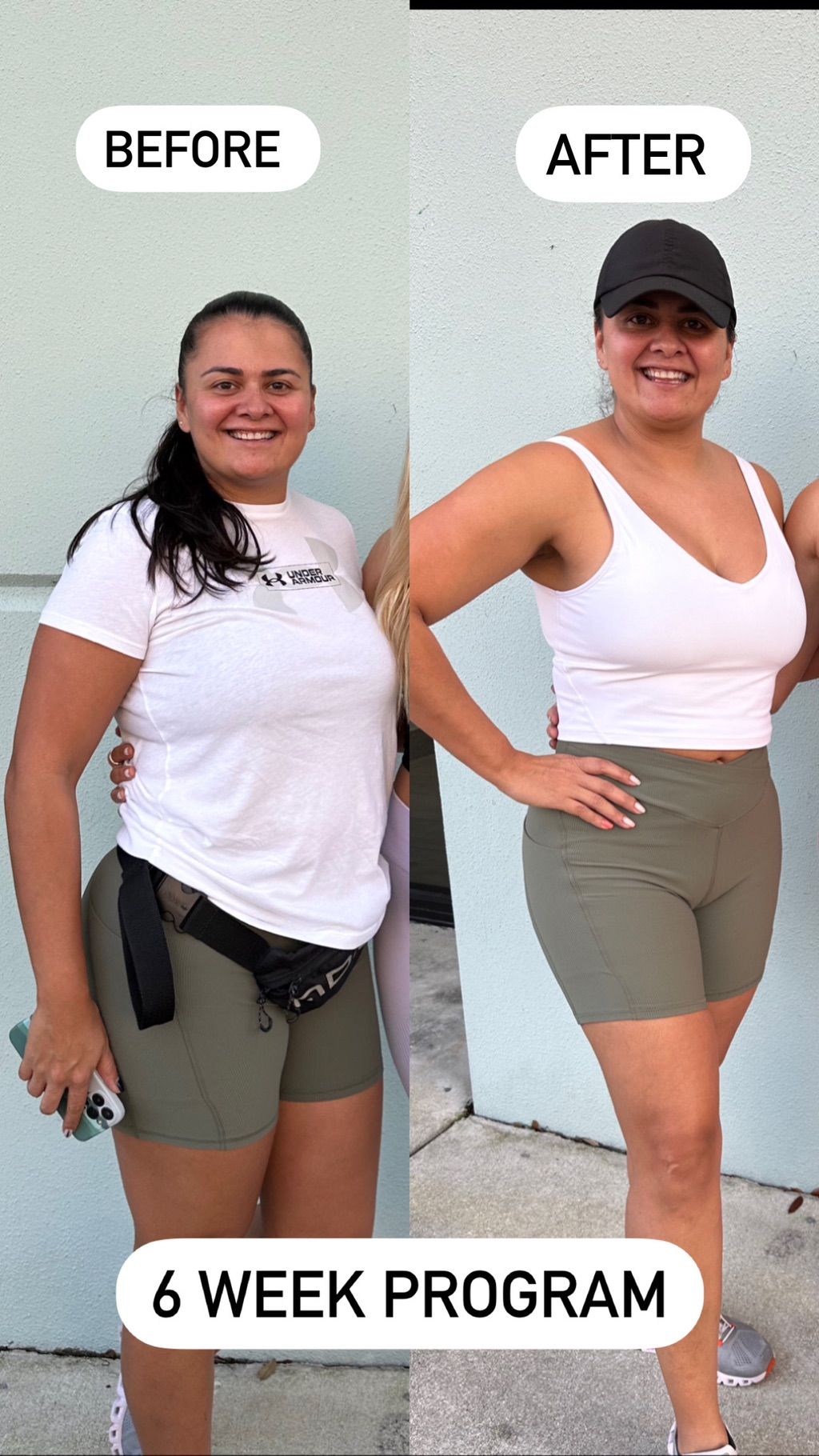 In just 6 weeks my client made HUGE improvements! 