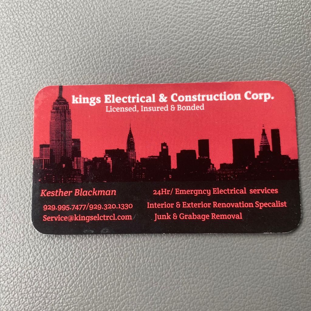 Kings electrical and construction