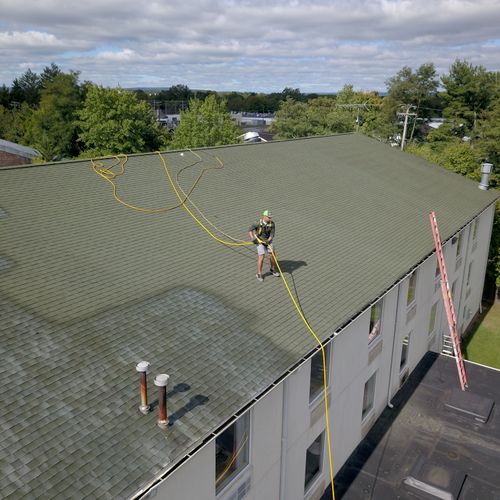 Another commercial roof being saved..