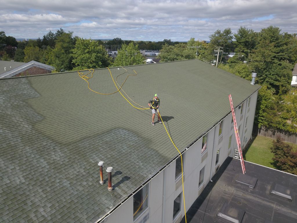 Another commercial roof being saved..