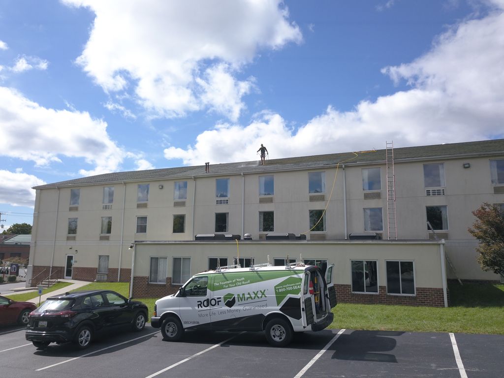 We do commercial roofs also.
