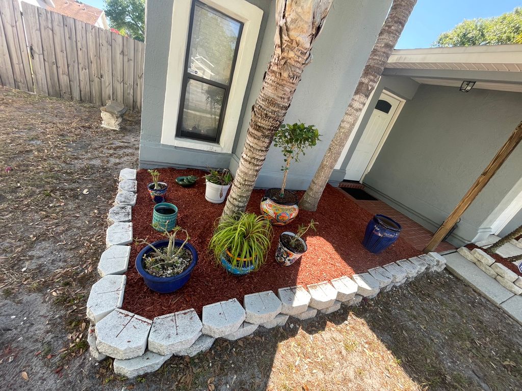 AFTER PHOTO OF FLOWERBED