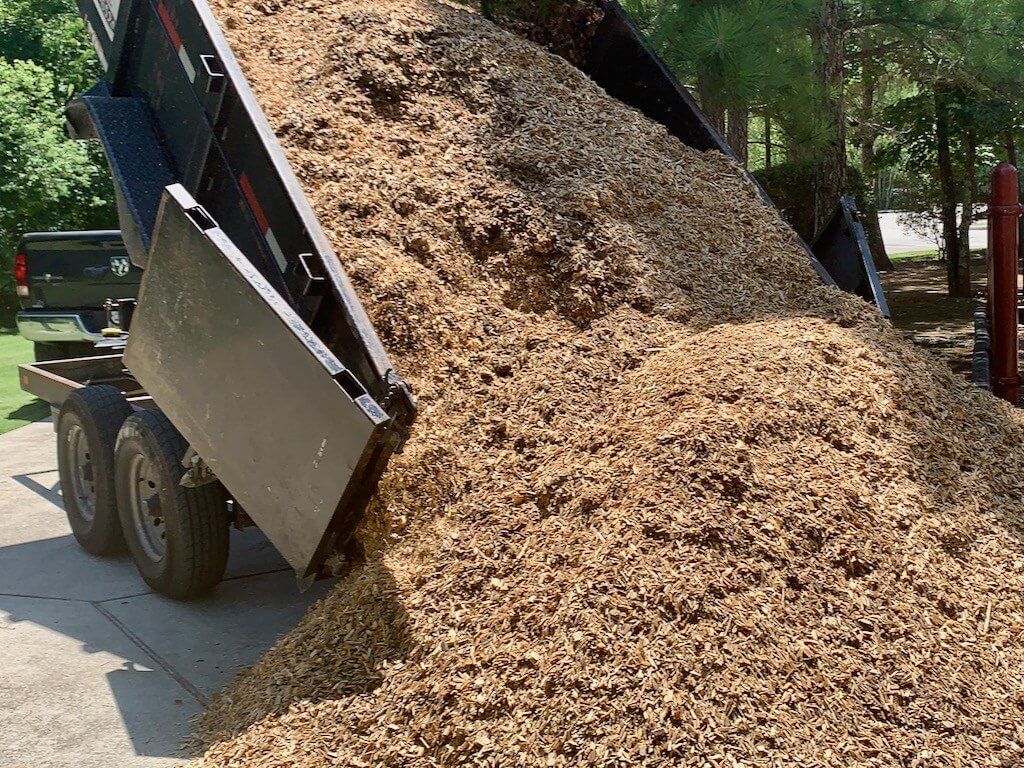 mulch delivery and installation