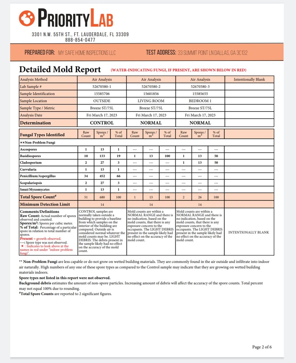 Mold Report 