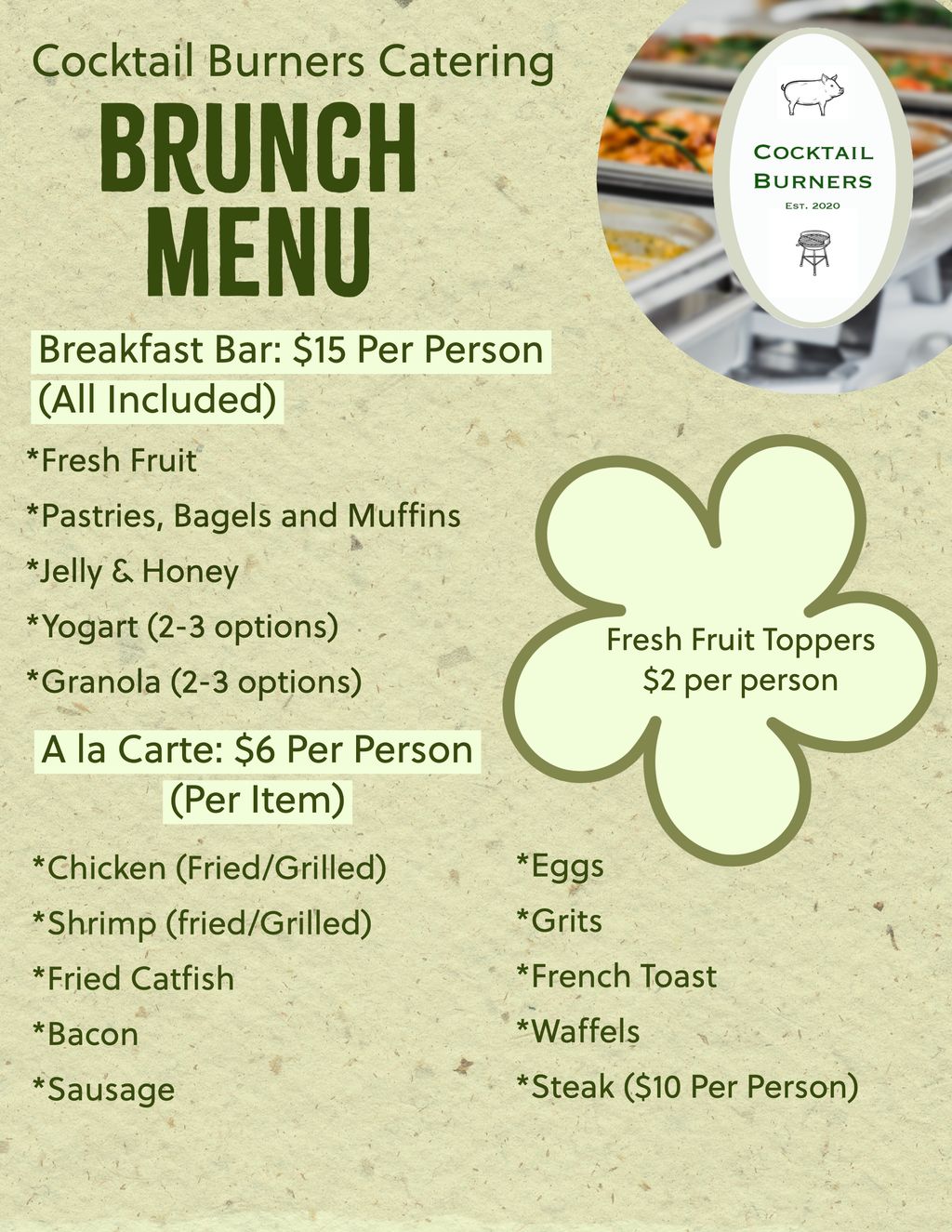 Brunch Menu