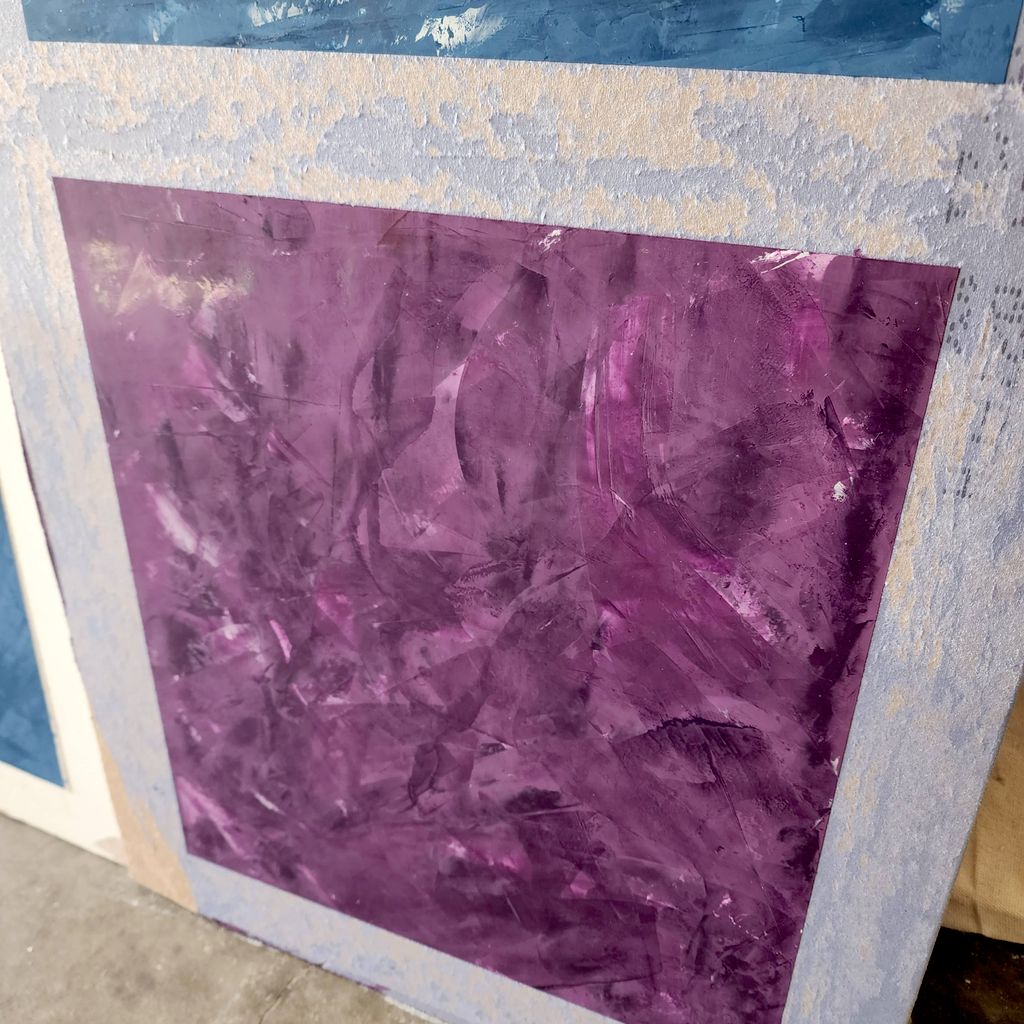 Venetian plaster.
