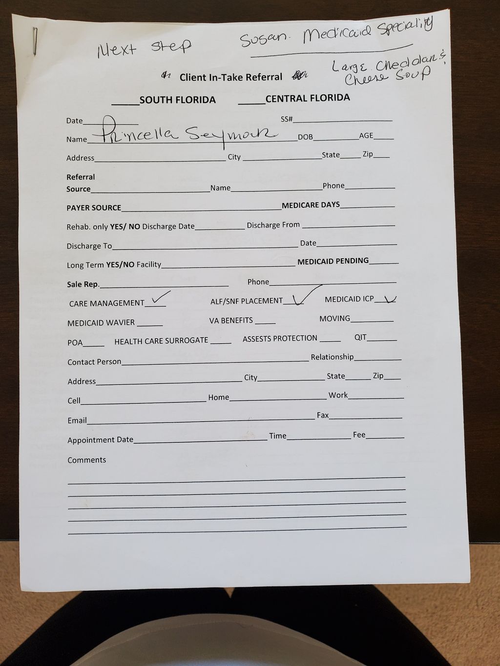 Fillable Form Creation Before