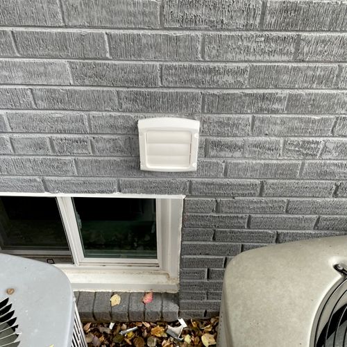 Outdoor dryer vent replacement cover 