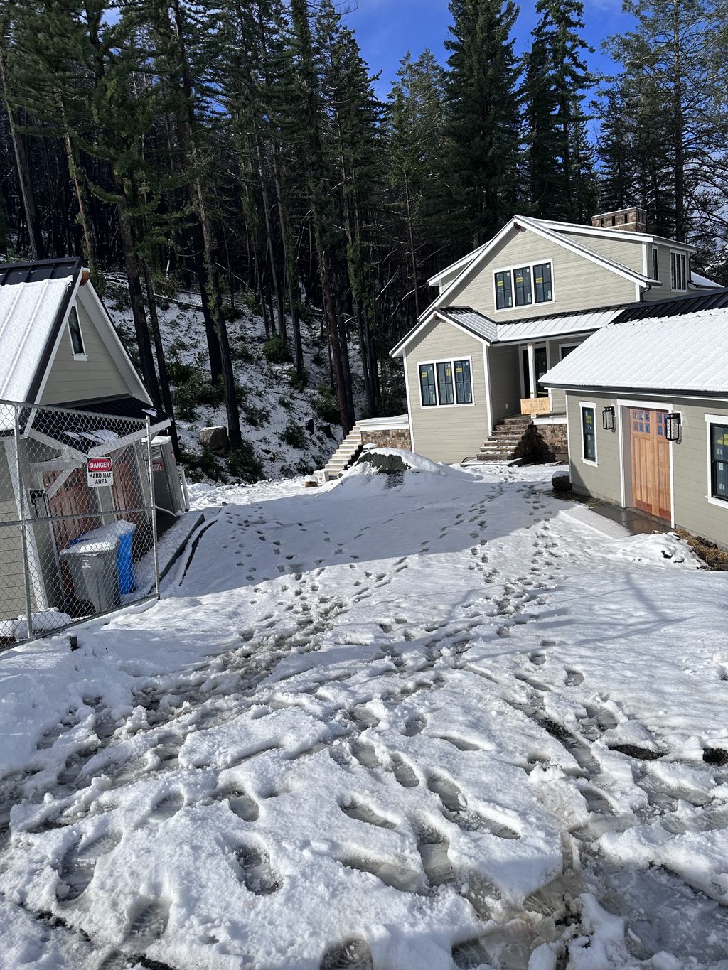 A little snow work!