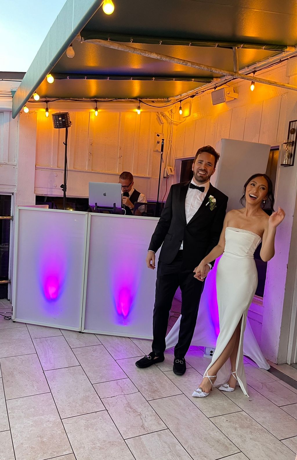 Catherine and Mike shared a slow dance to Nat King
