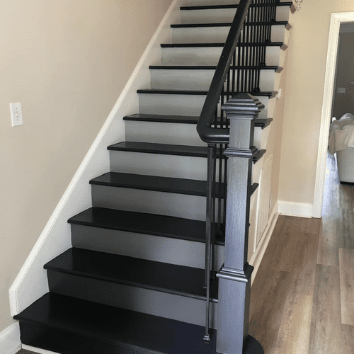 Ombre Staircase - Finished!