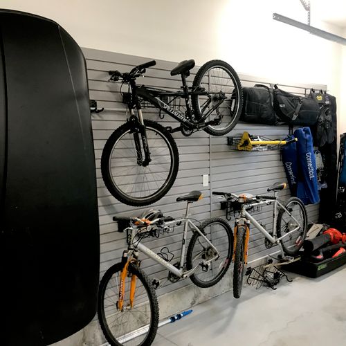 Garage Slat-Wall Storage