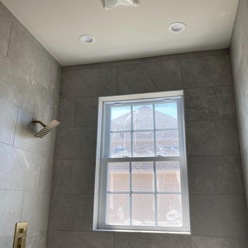 3/20/23  Bathroom Remodel  (Shower+Fan))