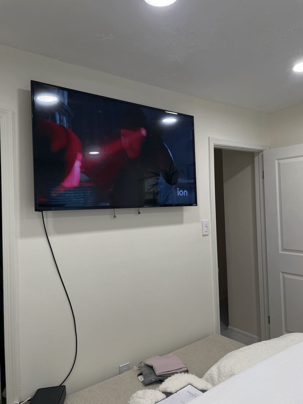55 Inch Tv Hidden Wires 