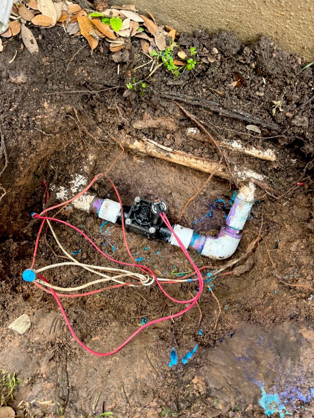 Irrigation valve replacement