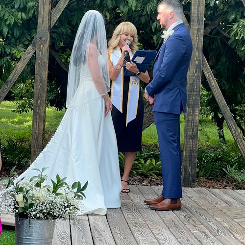Kristine was an amazing officiant! We are so happy