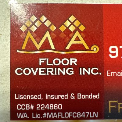 Avatar for MA Floorcovering inc