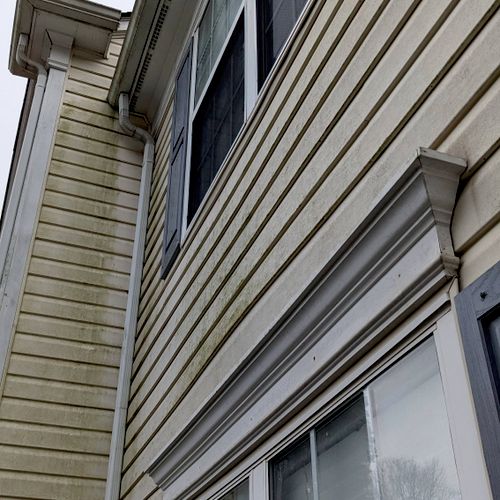 Did an exceptional job in fixing the siding.