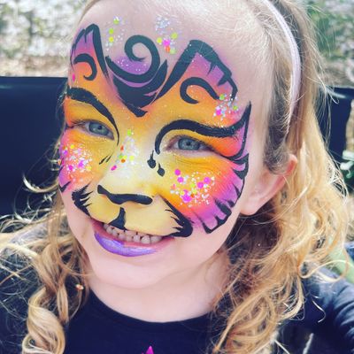 easy face painting lion