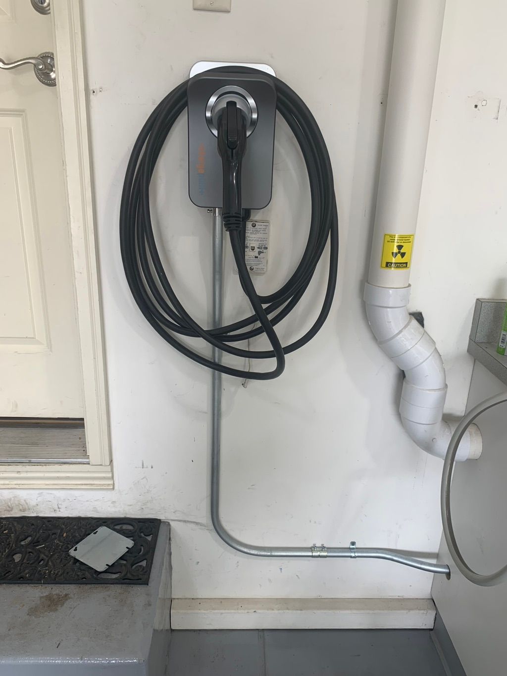 After pic new charging station in garage