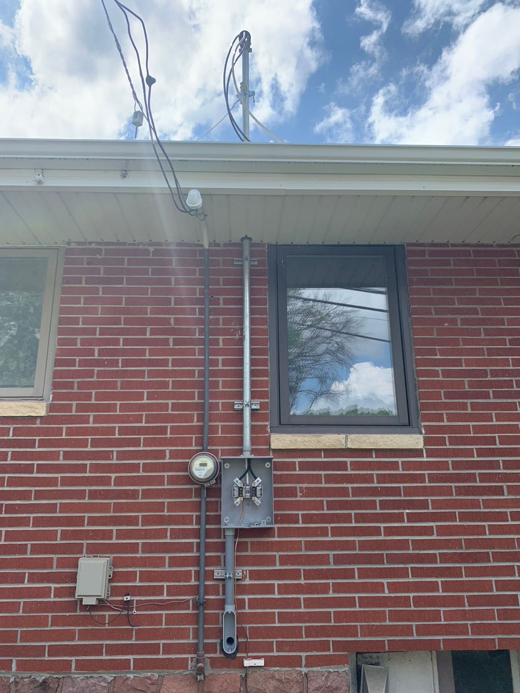 Meter repair after storm