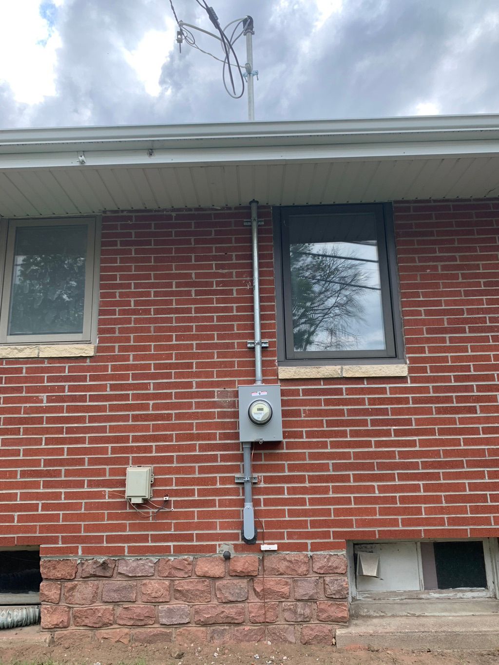 Meter repair after storm
