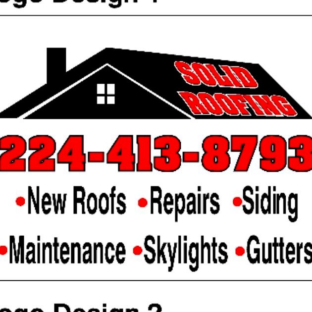 Solid roofing