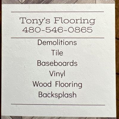 Avatar for Tonny Flooring Az