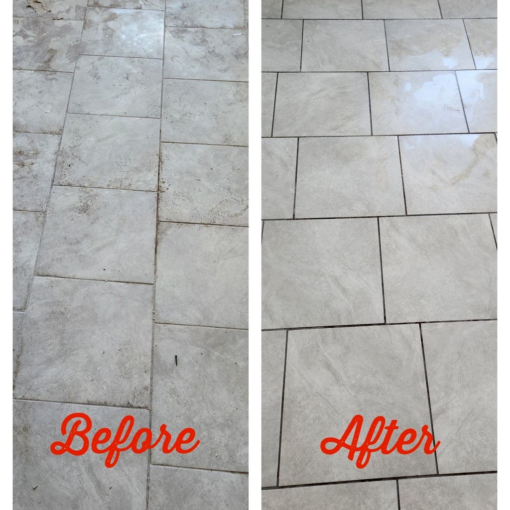 Before & After Tile and Grout