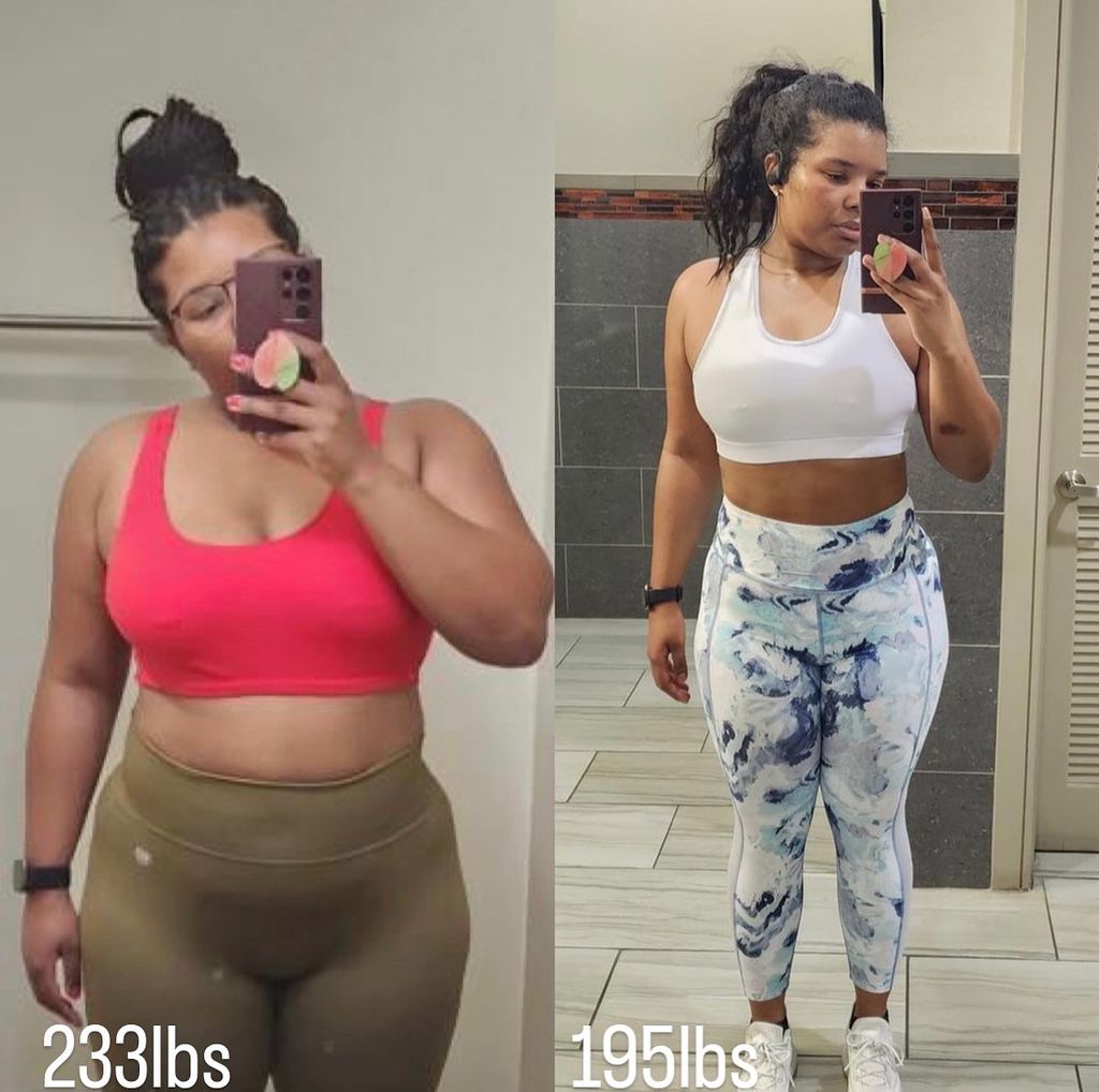 This is my client Ysabel who I helped lose 39 lbs 