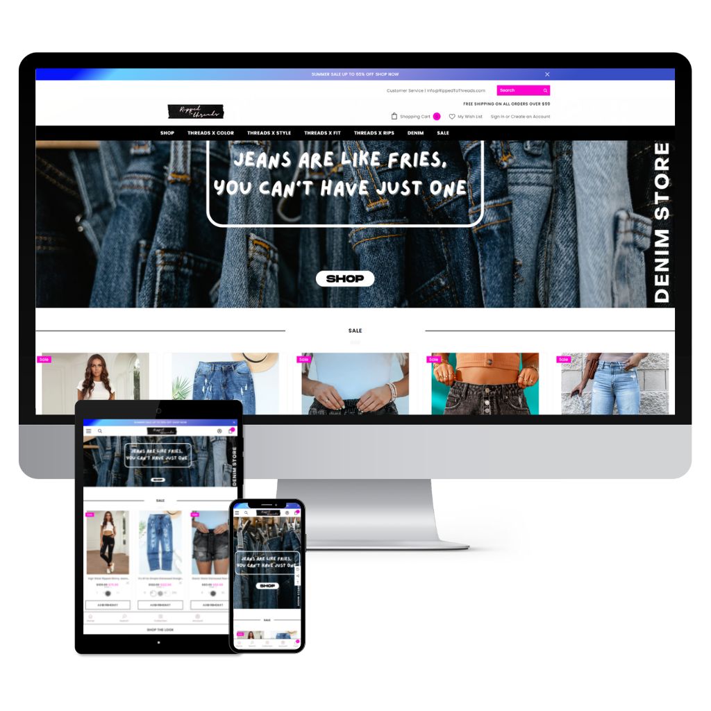 Ripped To Threads (Ecommerce, Apparel)